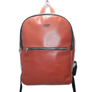 Mochila De Couro Unissex Zup Vermelha