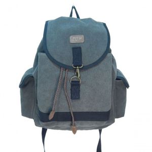 Mochila Canva Casual Zup Cinza Chumbo