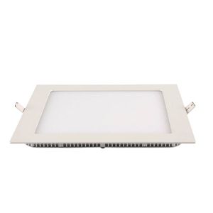 Painel Led Embutir 12w 3000k Quadrado Branco - 12w