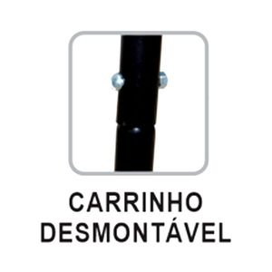 Churrasqueira Master Grill Aço Carbono E Grelha 90x30x30cm