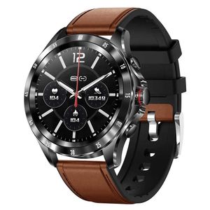 Relógio Inteligente Para Homens Ip68 Impermeável Termômetro Bluetooth Marrom