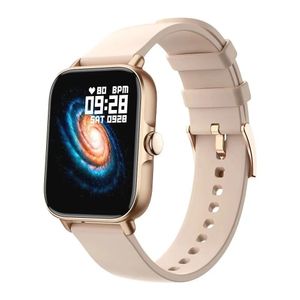 Smartwatch Para Homens E Mulheres Ip68 à Prova D\'água Ouro