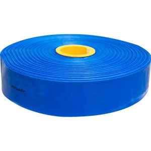 Mangueira Chata 2.1/2" Azul Com 50 Metros - Vonder