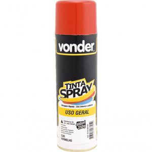 Tinta Spray Vermelho 400ml/250g - Vonder