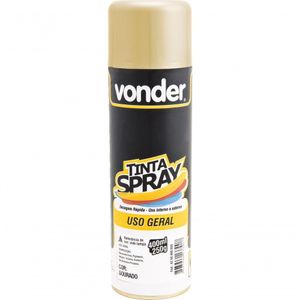 Tinta Spray Dourado 400ml/250g - Vonder