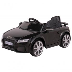 Carrinho Elétrico Preto Audi Tt Controle Rem 12V Bel Brink