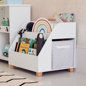 Expositor Livreiro Infantil Iberê 100% Mdf (Quarto Criança)