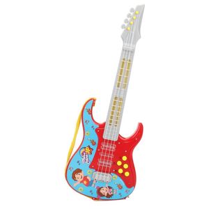 Guitarra Elétrica Musical Maria Clara E Jp Com Luz E Som Multikids - Br1611 Amarelo