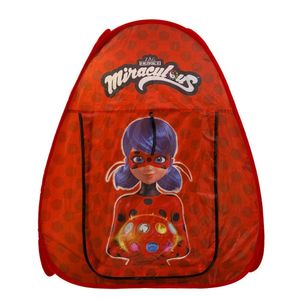 Tenda Dobrável Miraculous Ladybug Multikids - Br1605 Preto/vermelho