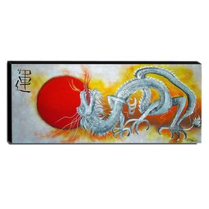 Quadro De Pintura Chinês 40X105Cm-1022