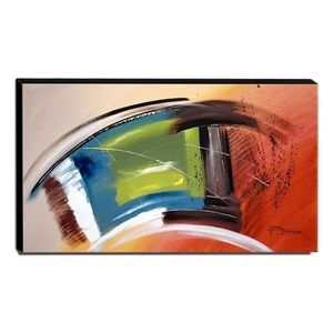 Quadro De Pintura Abstrato 60X105Cm-1805