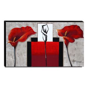 Quadro De Pintura Copo De Leite 70x120-1508