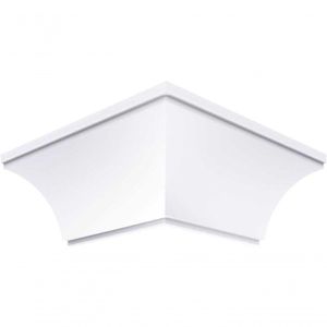 Acabamento Forro Pvc Canto Externo Branco Plasbil