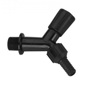 Torneira Jardim Preta 1/2" Luconi