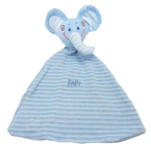 Naninha Elefantinho Triângulo - Azul - Antialérgico - 32 Cm
