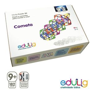 Quebra-cabeça Edulig Puzzle 3d Cometa - 182 Peças E Conexões - Uh8e8qfga - Edulig