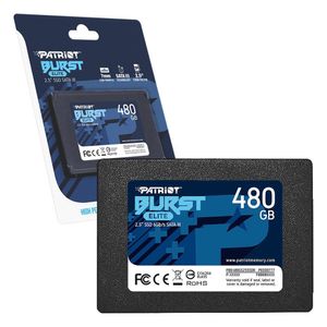 Ssd 480Gb Patriot Burst Elite Sata Iii 6Gb/S Leitura 450Mb