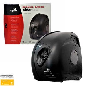 Estabilizador Ragtech Sideway 300Va Bivolt/115 4 Tomadas - 2