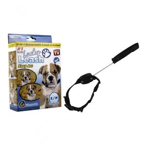 Coleira Guia Retratil Cachorro 1,2M Caes Passeio Pets