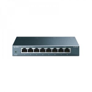 Switch Tl-sg108 8 Portas Tp-link Acinzentado