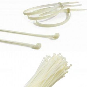 Abraçadeira De Nylon 100 Uni Cinta Plastica Enforca Branco
