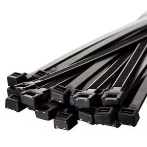 Abraçadeira De Nylon Preto 50 Un Cinta Plastica Enforca Gato