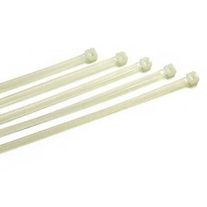 Abraçadeira De Nylon 100 Uni Branco Cinta Plastica Enforca