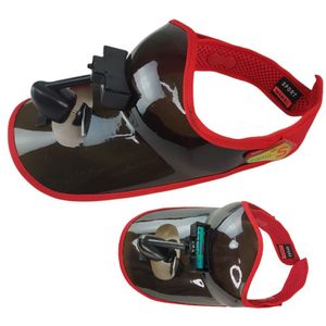 Viseira Ventilador Chapeu Esporte Lazer Sol Mar Praia P