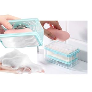 Escova Saboneteira Dispenser Multifunçao 2x1 Casa