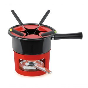 Kit Serviço De Fondue Vermelho 8 Peças Forma 807907r