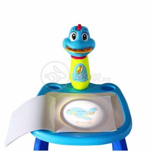 Projetor Para Desenho Infantil Mesa Pintura Galinha Azul