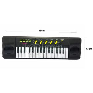 Mini Teclado Infantil32 TeclasKaraokê E Microfone A Pilha