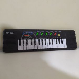 Mini Teclado Infantil32 TeclasKaraokê E Microfone A Pilha
