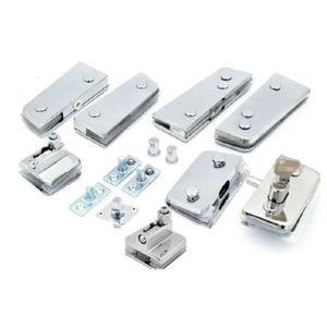 Kit 8 Porta Dupla Pivotante Cinza