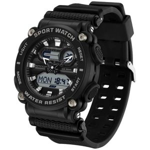 Relogio Masculino Display Duplo Esportivo A Prova D´Agua