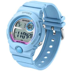 Relógio Digital Feminino Casual Esportivo A Prova D`Água