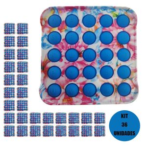 Fidget Pop It Kit36 Uni Infantil Criança Aniversario Bubble