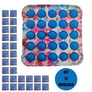 Fidget Pop It Kit12 Uni Bubble Infantil Criança Aniversario