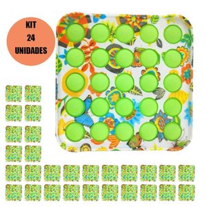 Fidget Bubble Kit24Uni Pop It Infantil Criança Aniversario