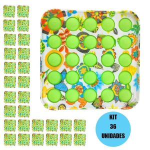 Fidget Pop It Kit36 Uni Bubble Aniversario Infantil Criança