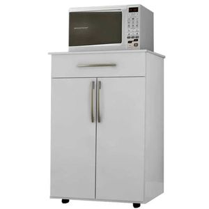 Balcão Para Microondas Júlia 2 Portas E 1 Gaveta Branco