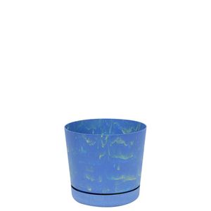 Vaso Rio Ocean 15 X 15 Cm - Vasart Cor 96 - Mar