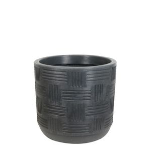 Vaso Marajoara A 38 X 35 Cm Cor 18 - Antique Preto