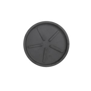 Base Redonda 20 X 3 Cm Cor 18 - Antique Preto
