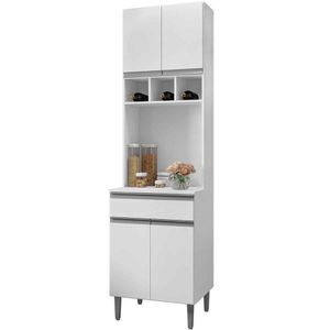 Paneleiro Duplo Adriana 4 Portas Branco