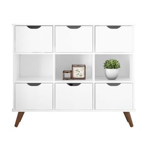 Nicho Organizador C/ 6 Gavetas Branco/Branco