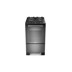 Fogão 4 Bocas Mesa De Vidro Automático Bivolt Itamaster Itatiaia Prata Prata