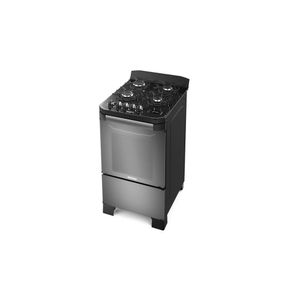 Fogão 4 Bocas Mesa De Vidro Timer Digital Bivolt Automático Itamaster Itatiaia Prata Prata