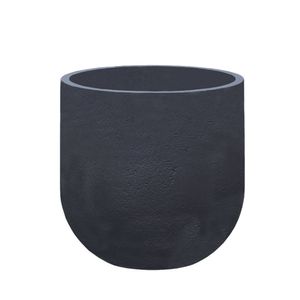 Vaso Decorativo Cilíndrico Rústico 44 Grafite