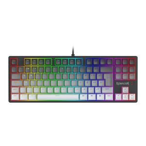 Teclado Mecanico Gamer Daksa Preta E Cinza Rgb Redragon Preto E Cinza
